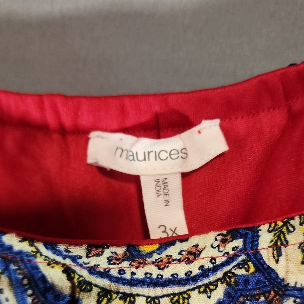 Maurices NWT Red Sleeveless Scoop Neck Sundress 3XL - Picture 2 of 11